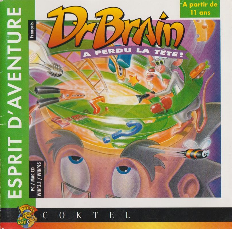 Other for The Lost Mind of Dr. Brain (Macintosh and Windows and Windows 3.x): Jewel Case - Front (also front of manual)