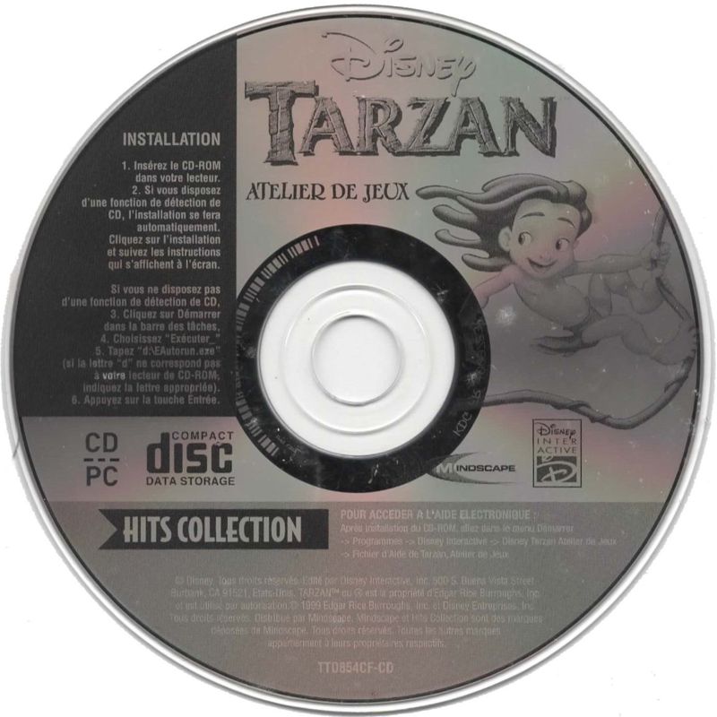 Disney's Tarzan Activity Center cover or packaging material MobyGames