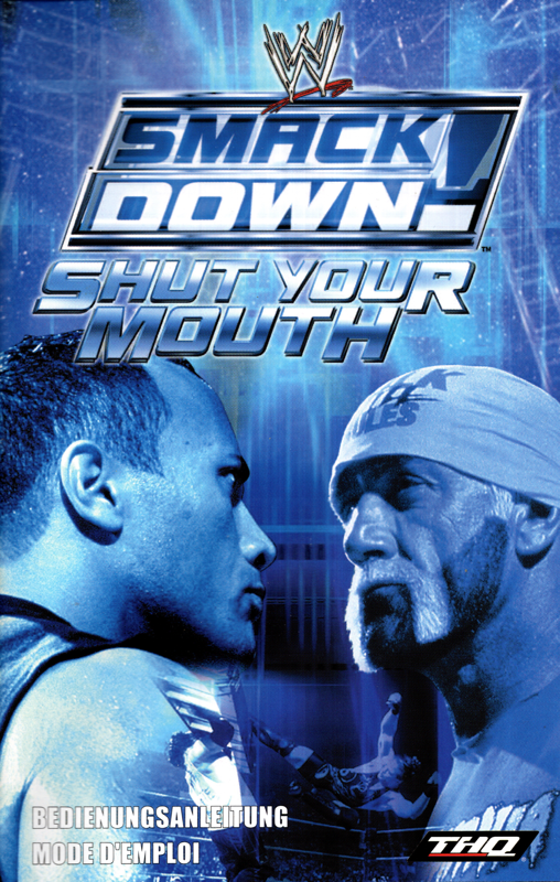 Manual for WWE Smackdown! Shut Your Mouth (PlayStation 2): Front