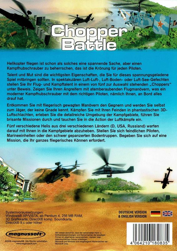 Back Cover for Chopper Battle (Windows)