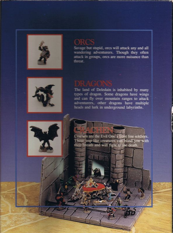 Inside Cover for Wrath of Denethenor (Commodore 64)