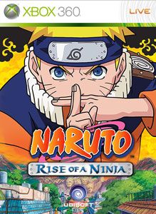 Front Cover for Naruto: Rise of a Ninja - Japanese Voices (Xbox 360)