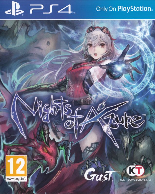 Front Cover for Nights of Azure (PlayStation 4)