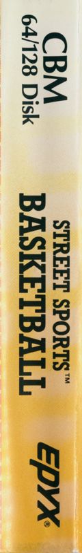 Spine/Sides for Street Sports Basketball (Commodore 64)