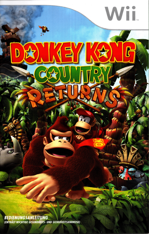 Donkey Kong Country Returns cover or packaging material - MobyGames