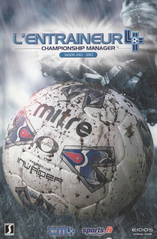 Manual for Championship Manager 4 (Windows): Front (68-page)