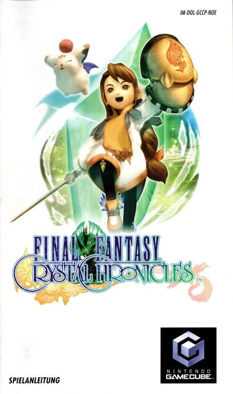 Manual for Final Fantasy: Crystal Chronicles (GameCube): Front