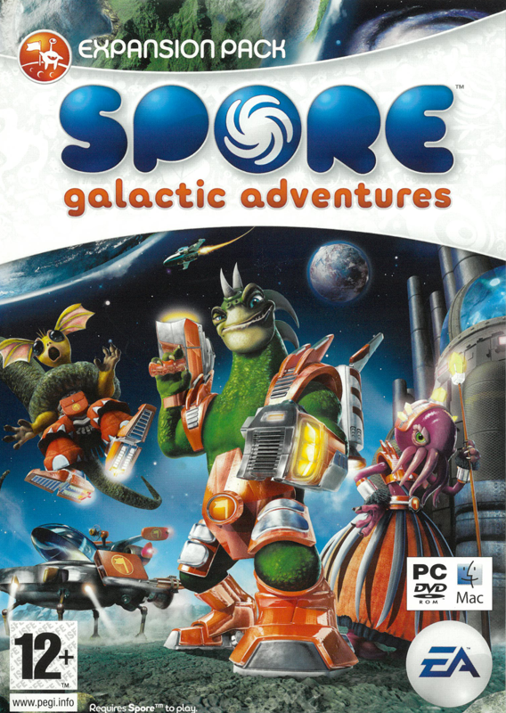 Front Cover for Spore: Galactic Adventures (Macintosh and Windows)