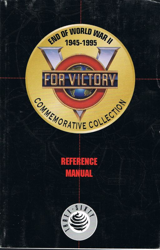 Manual for V for Victory: Commemorative Collection (DOS): Front