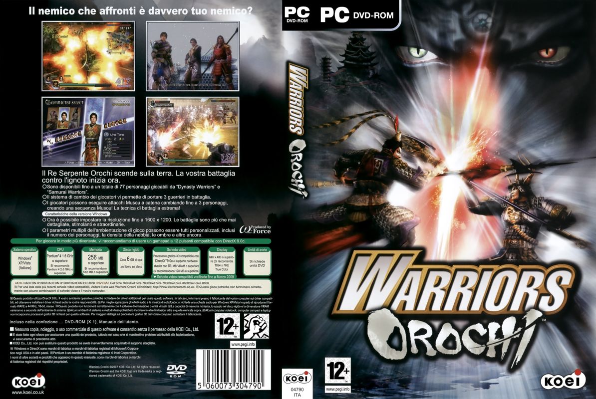 Full Cover for Warriors Orochi (Windows)