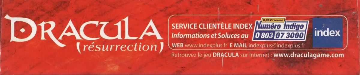 Jeu PC Dracula Resurrection - Version Française Big Box, Sortie 1999, Bon état