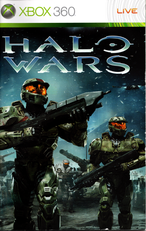 Manual for Halo Wars: Platinum Hits (Xbox 360) (Classics release): Front