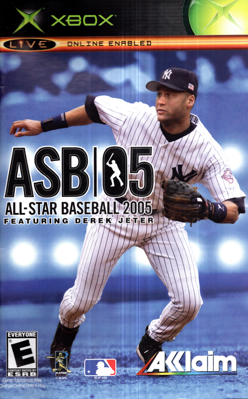 Manual for All-Star Baseball 2005 (Xbox): Front