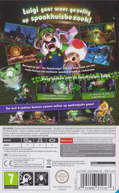 Luigi's Mansion: Dark Moon cover or packaging material - MobyGames