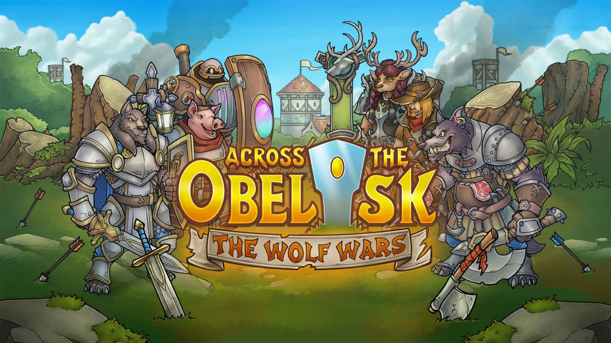 Front Cover for Across the Obelisk: The Wolf Wars (Nintendo Switch) (download release)