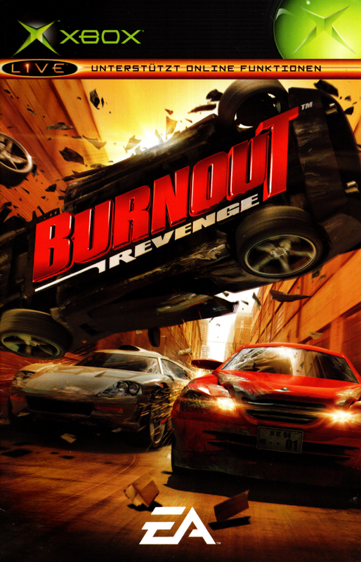 Manual for Burnout: Revenge (Xbox): Front