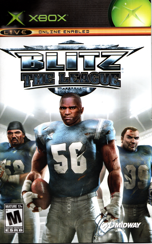 Manual for Blitz: The League (Xbox): Front