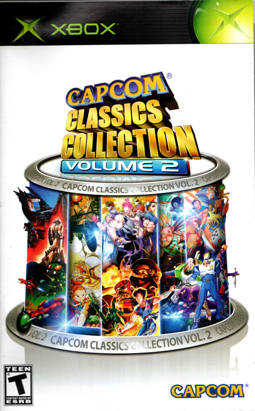 Manual for Capcom Classics Collection: Volume 2 (Xbox): Front