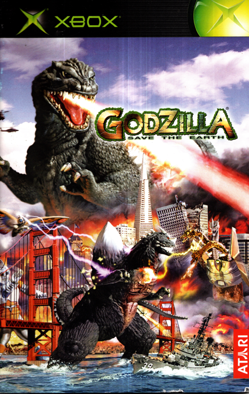 Manual for Godzilla: Save the Earth (Xbox): Front