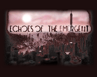 Front Cover for Echoes of the Emergent (Playdate) (itch.io release)