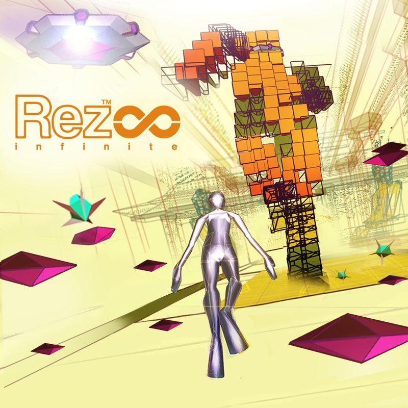 Front Cover for Rez Infinite (PlayStation 4) (PSN release)