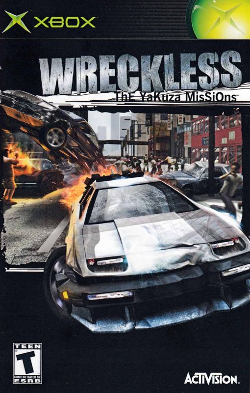 Manual for Wreckless: The Yakuza Missions (Xbox) (Platinum Hits Version): Front