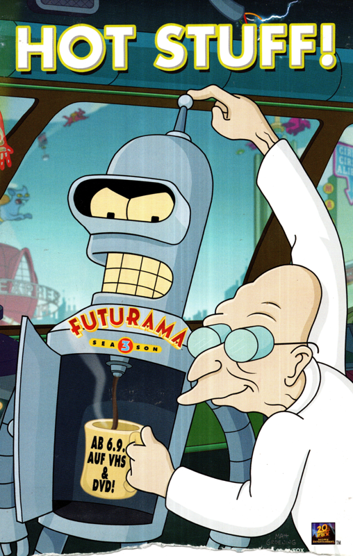 Advertisement for Futurama (Xbox)