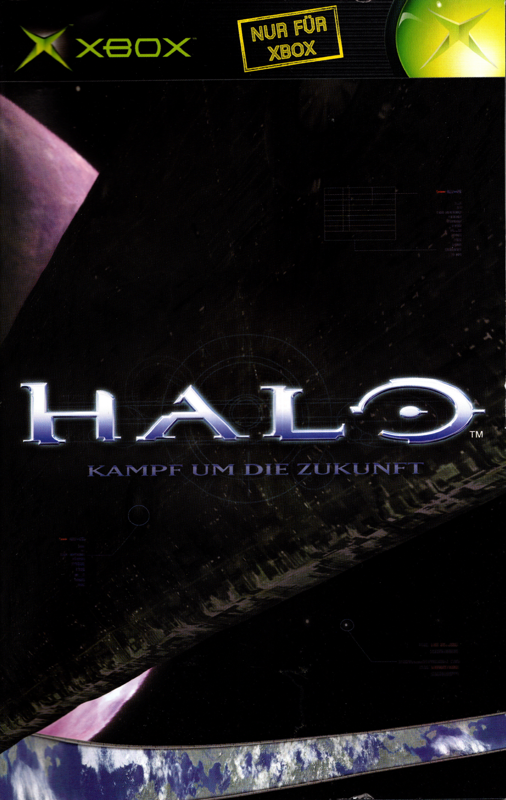 Manual for Halo: Combat Evolved (Xbox): Front