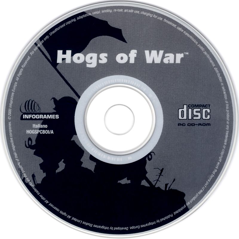 Hogs of War cover or packaging material MobyGames