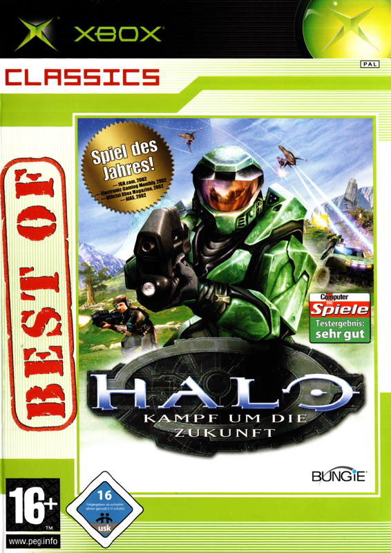 Front Cover for Halo: Combat Evolved (Xbox) (Best of Classics release)