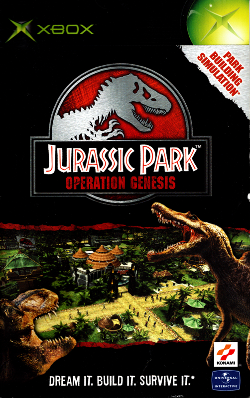 Jurassic Park: Operation Genesis cover or packaging material - MobyGames