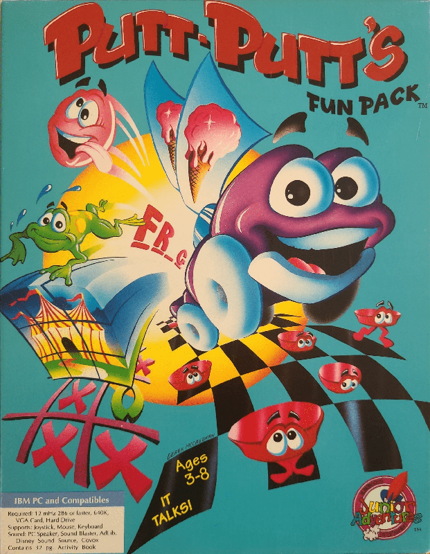 Putt-Putt's Fun Pack cover or packaging material - MobyGames