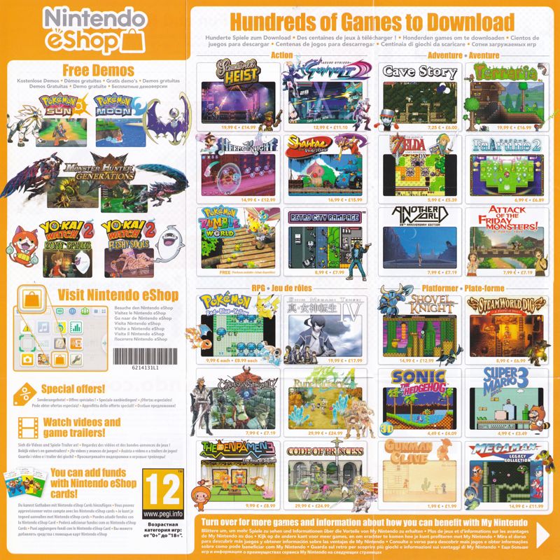 Advertisement for Mario & Luigi: Superstar Saga + Bowser's Minions (Nintendo 3DS): Nintendo e-Shop