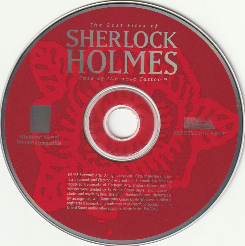 Media for The Lost Files of Sherlock Holmes: Case of the Rose Tattoo (DOS)