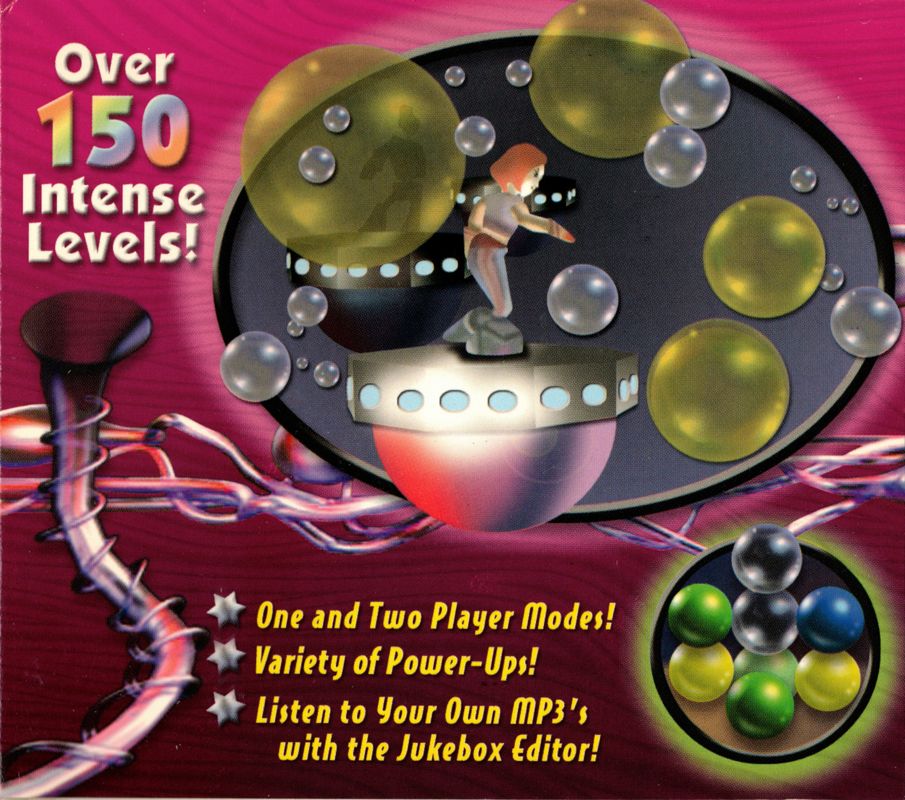 Inside Cover for Super Bubble Pop (Windows): Left