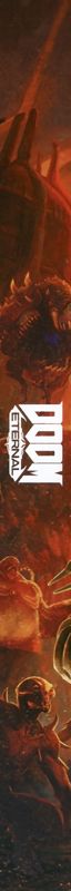 Inside Cover for Doom Eternal (Windows) (Retail release with Bethesda.net code): Spine