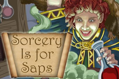 Front Cover for Sorcery Is for Saps (Linux and Macintosh and Windows)
