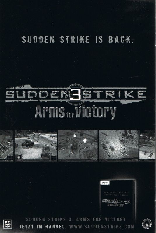 Manual for Sudden Strike: Universe (Windows): Back