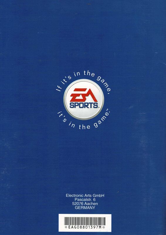 Manual for Tiger Woods 99 PGA Tour Golf (Windows): Back