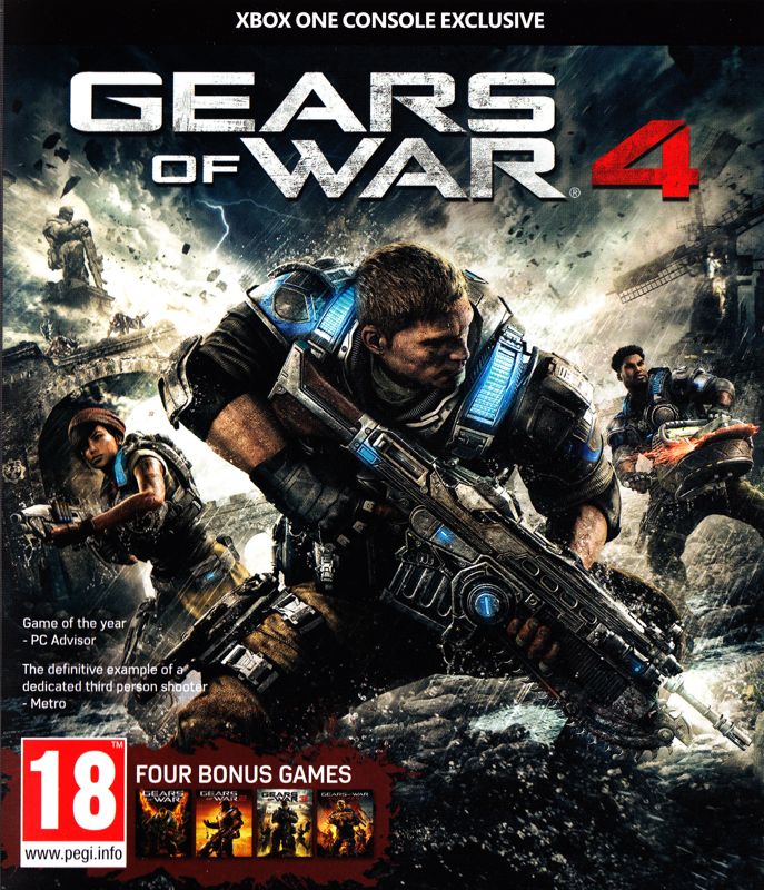 Front Cover for Gears of War 4 (Xbox One)