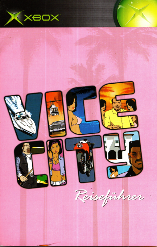 Manual for Grand Theft Auto: The Trilogy (Xbox): Front - Vice City