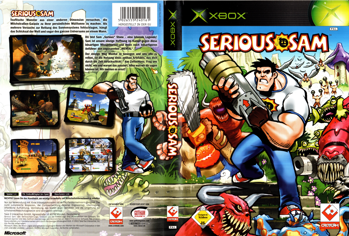 Full Cover for Serious Sam (Xbox)