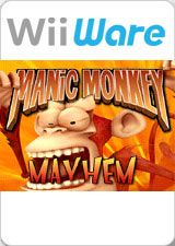 Front Cover for Manic Monkey Mayhem (Wii) (download release)
