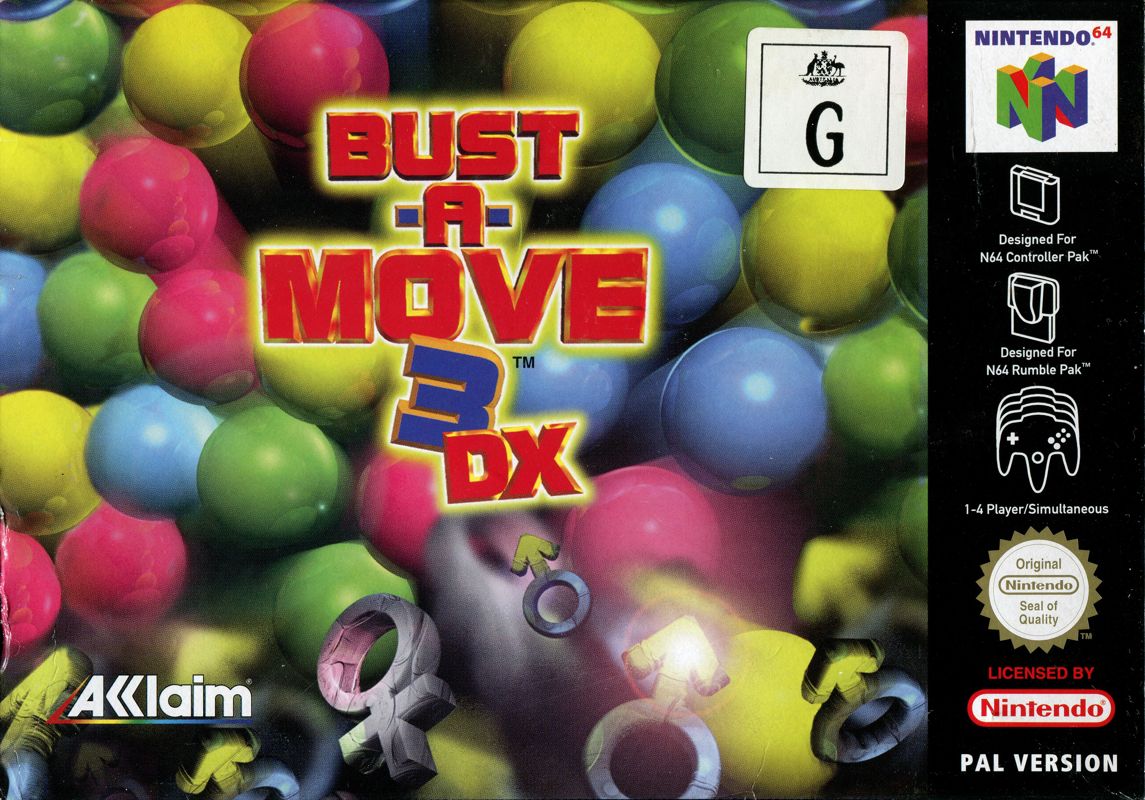 BustAMove 3 cover or packaging material MobyGames