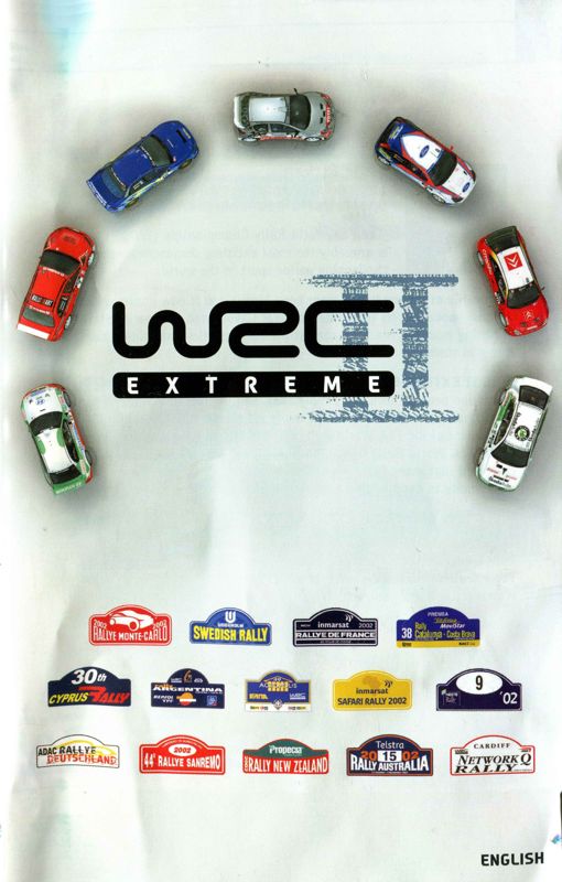 Manual for WRC II Extreme (PlayStation 2) (Platinum release): Front