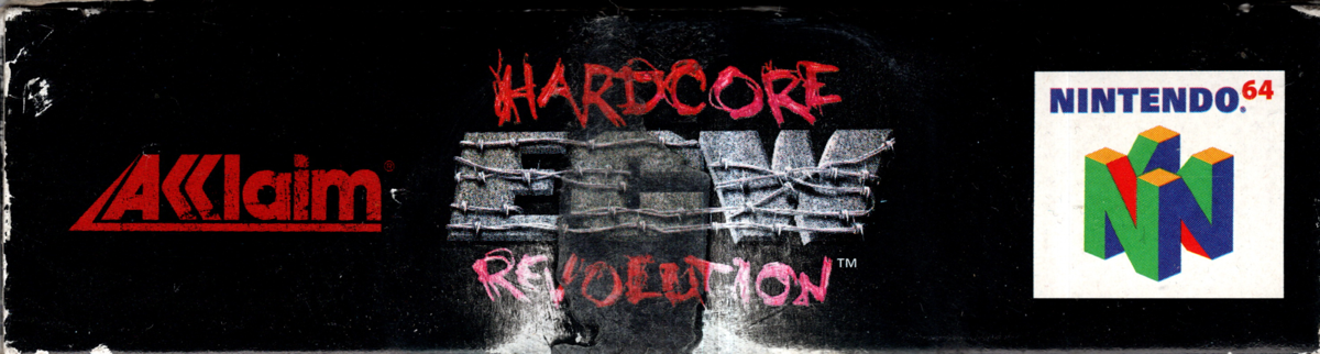 Spine/Sides for ECW Hardcore Revolution (Nintendo 64): left