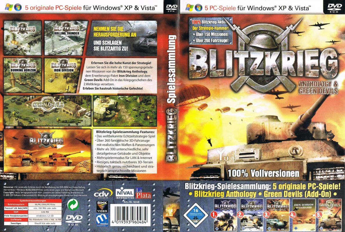 Full Cover for Blitzkrieg: Anthology & Green Devils (Windows)
