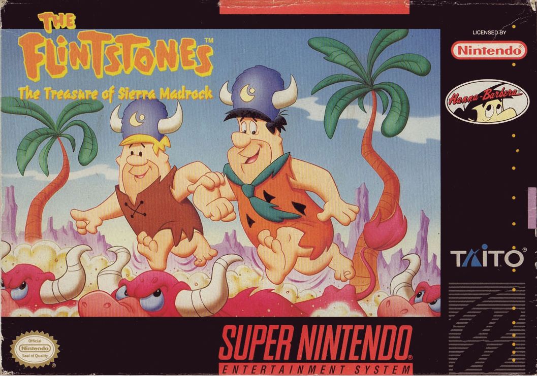 Front Cover for The Flintstones: The Treasure of Sierra Madrock (SNES)