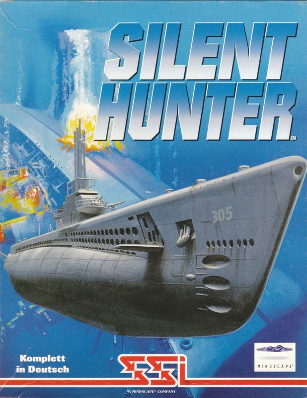 Front Cover for Silent Hunter (DOS) (Version 1.0)
