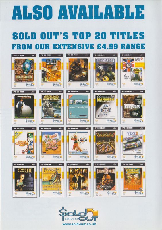 Inside Cover for World War II: Panzer Claws (Windows) (Sold Out Software release): Left